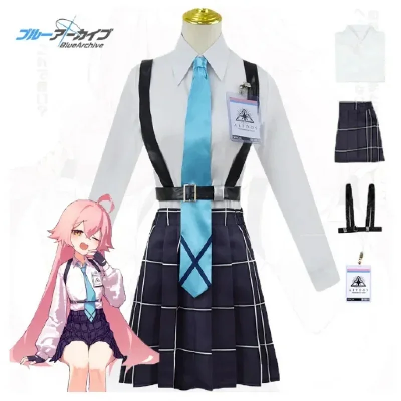 ABC123Anime Blue Archive Takanashi Hoshino Cosplay Costume Shirt Skirt Jk School Uniform Girl Campus Suit Halloween Partx,3;b'2.
ABC123Anime Blue Archive Takanashi Hoshino Cosplay Costume Shirt Skirt Jk School Uniform Girl Campus Suit Halloween Partx,3;b'2.