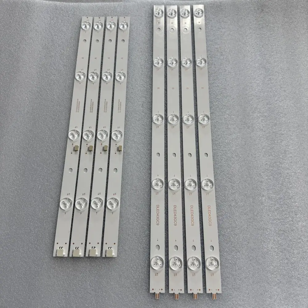 Лента светодиодной подсветки (4) для DLED43GC 4X9 DLED43GC4X9 GC43D09-ZC21FG-04 ZC23FG-01 43PFF5021 43PFF5011 T4312M LD43V22S BOEI430WU1
Лента светодиодной подсветки (4) для DLED43GC 4X9 DLED43GC4X9 GC43D09-ZC21FG-04 ZC23FG-01 43PFF5021 43PFF5011 T4312M LD43V22S BOEI430WU1