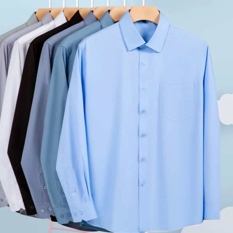 Men's Molde long-sleeved shirt for business casual wear, pure color, suitable for summer, comfortable and versatile, fashionable
Men's Molde long-sleeved shirt for business casual wear, pure color, suitable for summer, comfortable and versatile, fashionable