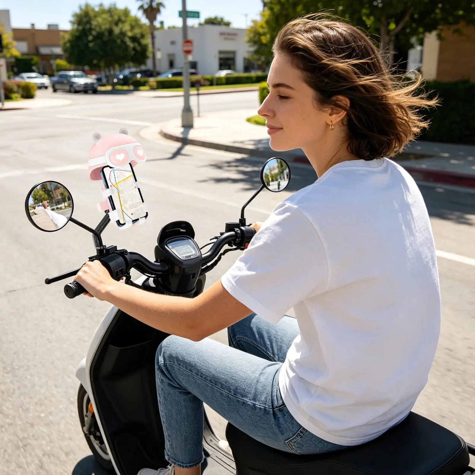 Bike Phone Holder Handlebar Shock Absorption Anti-Scratch Bicycle Phone Holder For Cycling For Navigation Video Recording Call
Bike Phone Holder Handlebar Shock Absorption Anti-Scratch Bicycle Phone Holder For Cycling For Navigation Video Recording Call
