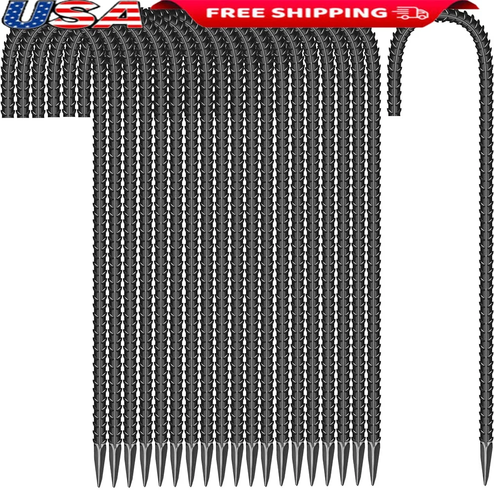 20 Pieces 12 Inch J Hook Rebar Stakes Heavy Duty Ground Anchors Garden Tent Stakes Weather Resistant Steel Metal Heavy Duty
20 Pieces 12 Inch J Hook Rebar Stakes Heavy Duty Ground Anchors Garden Tent Stakes Weather Resistant Steel Metal Heavy Duty