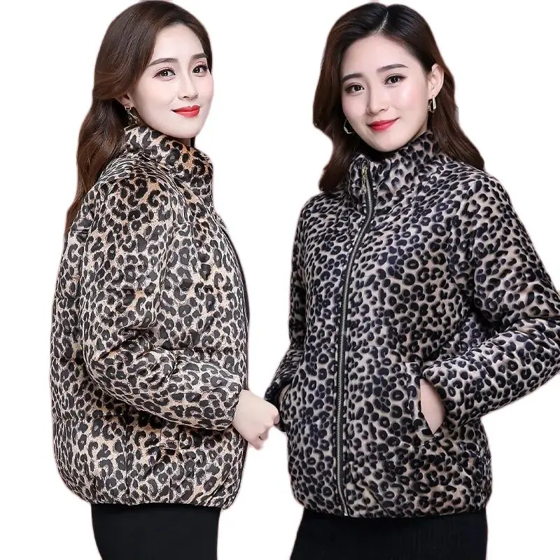 Fashion Leopard Print Cotton Coat Parkas Women's Coat New 2022 Winter Jackets Warm Stand Collar Padded Overcoat Female Tops 5XL
Fashion Leopard Print Cotton Coat Parkas Women's Coat New 2022 Winter Jackets Warm Stand Collar Padded Overcoat Female Tops 5XL