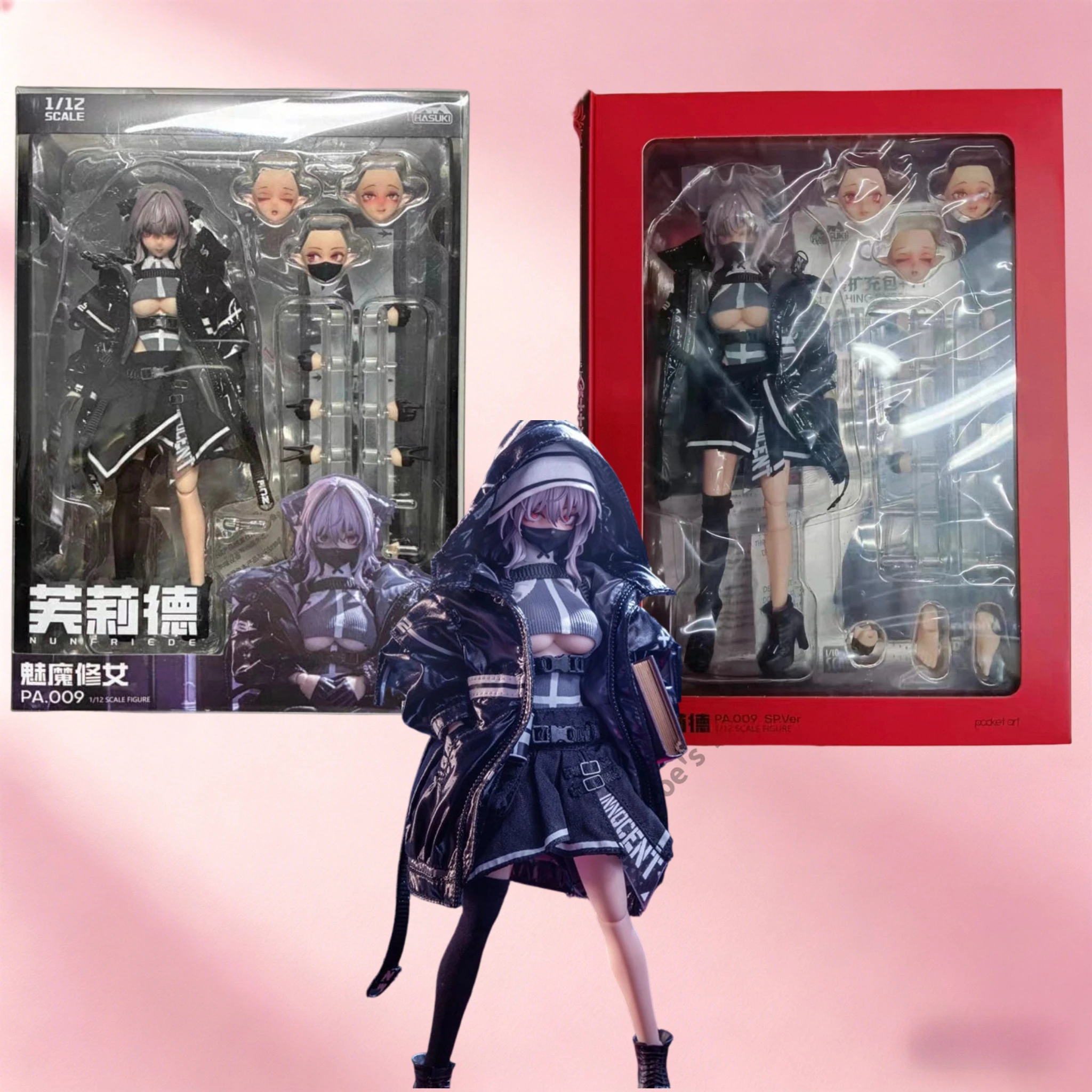 HASUKI Pocket Art PA009 SPVer. Succubus Sister Friede 1/12 Action Figure with Clothing Expansion Pack Original in-Stock
HASUKI Pocket Art PA009 SPVer. Succubus Sister Friede 1/12 Action Figure with Clothing Expansion Pack Original in-Stock