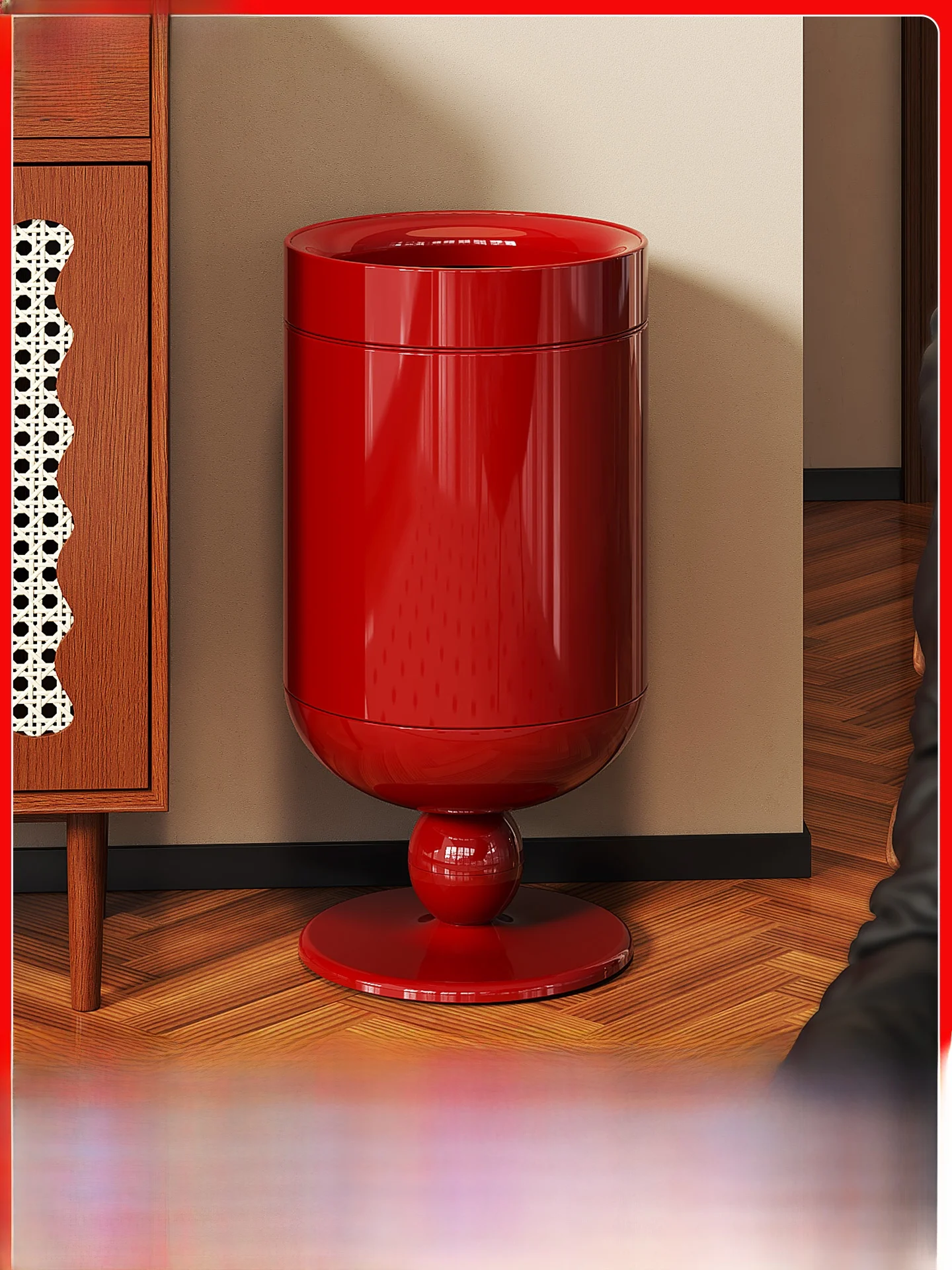 Luxury Home Living Room Tra Can Mobile No Bending Waist High Aesthetic Vintage Sle Stainl Steel round Body 20L Capaci
Luxury Home Living Room Tra Can Mobile No Bending Waist High Aesthetic Vintage Sle Stainl Steel round Body 20L Capaci