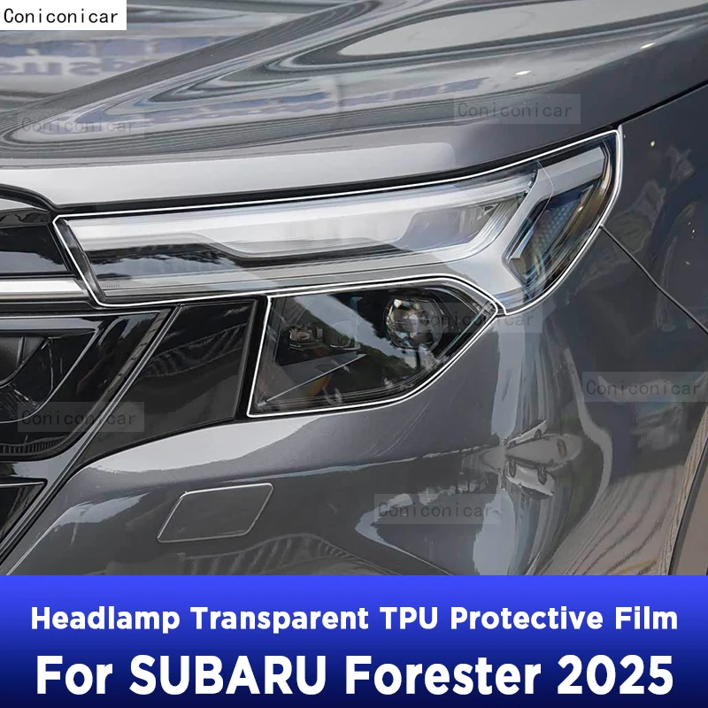 Защита фар автомобиля, прозрачная ремонтная защитная пленка от царапин, наклейки из ТПУ для SUBARU FORESTER 2025
Защита фар автомобиля, прозрачная ремонтная защитная пленка от царапин, наклейки из ТПУ для SUBARU FORESTER 2025