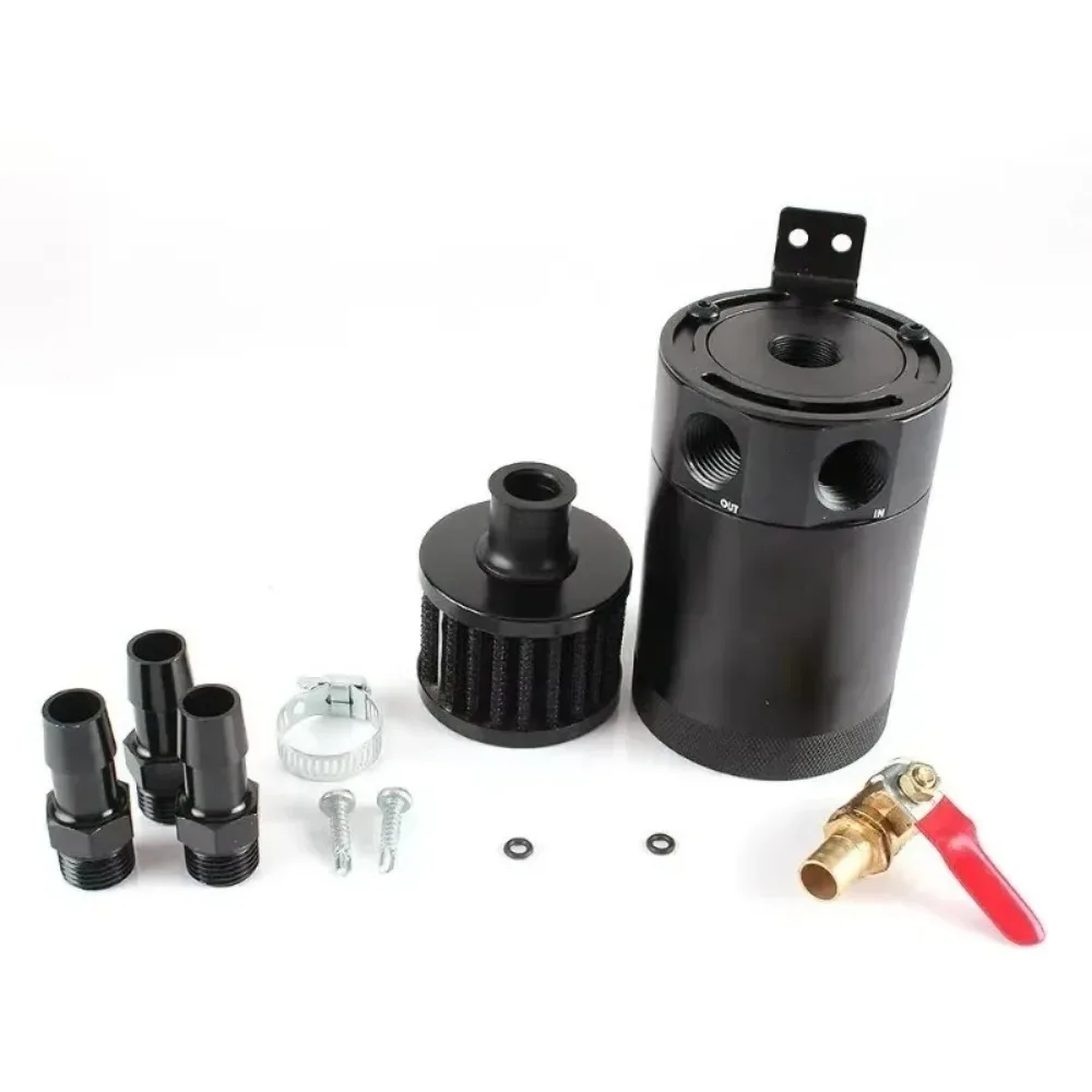 Hot Sale Mini Oil Separator Universal Aluminum 2-port/ 3-port Oil Catch For Can Tank with Breather Filter Engine
Hot Sale Mini Oil Separator Universal Aluminum 2-port/ 3-port Oil Catch For Can Tank with Breather Filter Engine