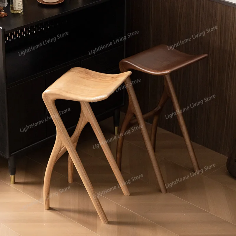 Retro Wooden Bar Chair Nordic Luxury Unique Creative Reception Living Room High Chairs Mid Century Muebles Bar Furniture
Retro Wooden Bar Chair Nordic Luxury Unique Creative Reception Living Room High Chairs Mid Century Muebles Bar Furniture