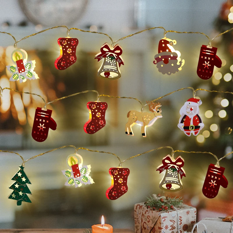 1.5/3m Christmas LED String Light Cartoon Santa Claus Snowman Fairy Light Garland Christmas Tree Ornaments Navidad Gift New Year
1.5/3m Christmas LED String Light Cartoon Santa Claus Snowman Fairy Light Garland Christmas Tree Ornaments Navidad Gift New Year