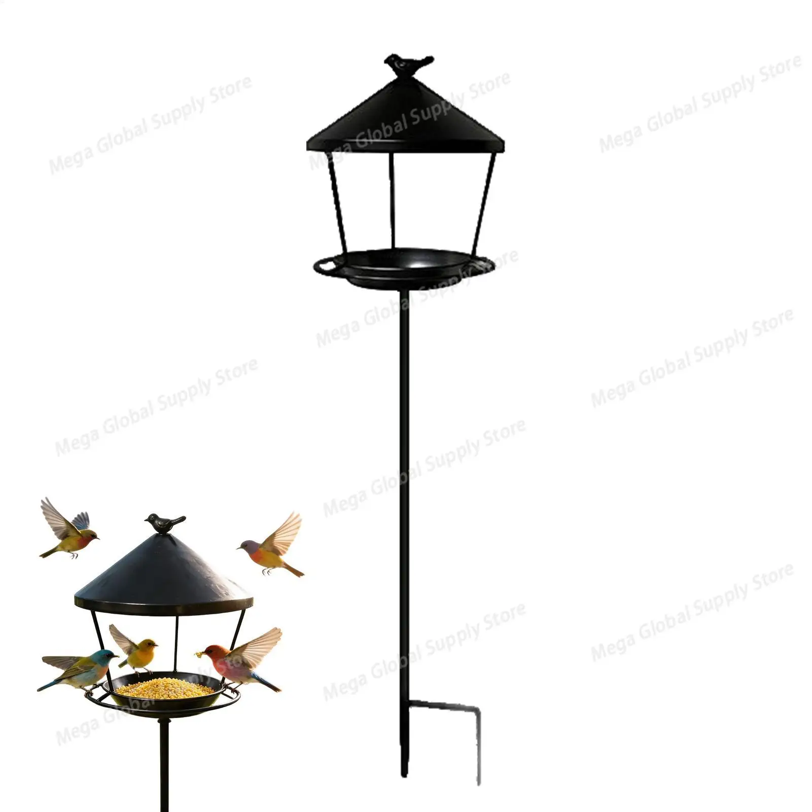 Bird Feeder Tray Weatherproof Spill Guard Wild Feeding Station Standing Bird Feeder Tray For Garden Backyard Patio Courtyard
Bird Feeder Tray Weatherproof Spill Guard Wild Feeding Station Standing Bird Feeder Tray For Garden Backyard Patio Courtyard