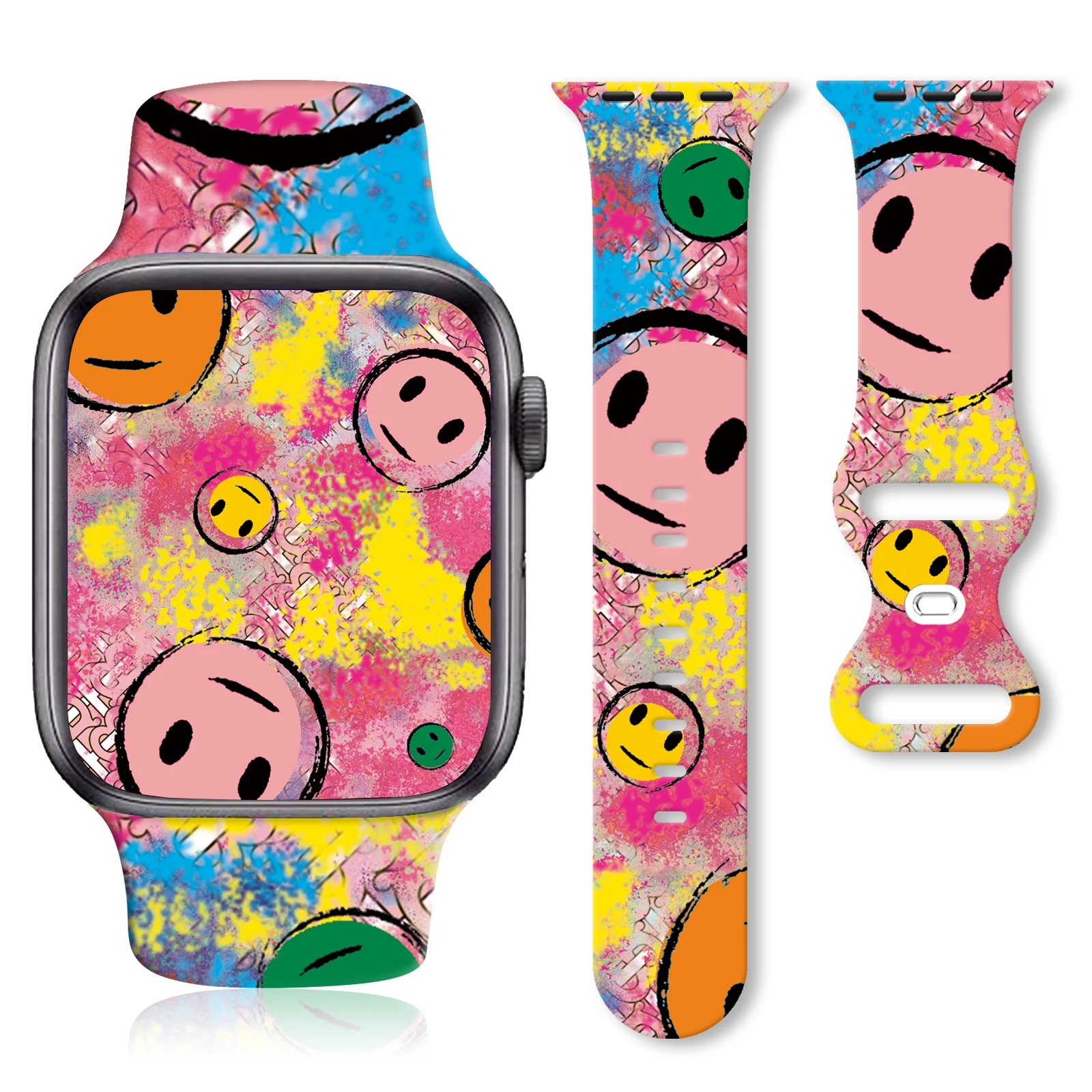 Tie dye series Print Strap for iWatch 11 10 9 8 7 Silicone Band Replaceable Bracelet for Apple Watch 46mm 44mm 42mm 41mm
Tie dye series Print Strap for iWatch 11 10 9 8 7 Silicone Band Replaceable Bracelet for Apple Watch 46mm 44mm 42mm 41mm