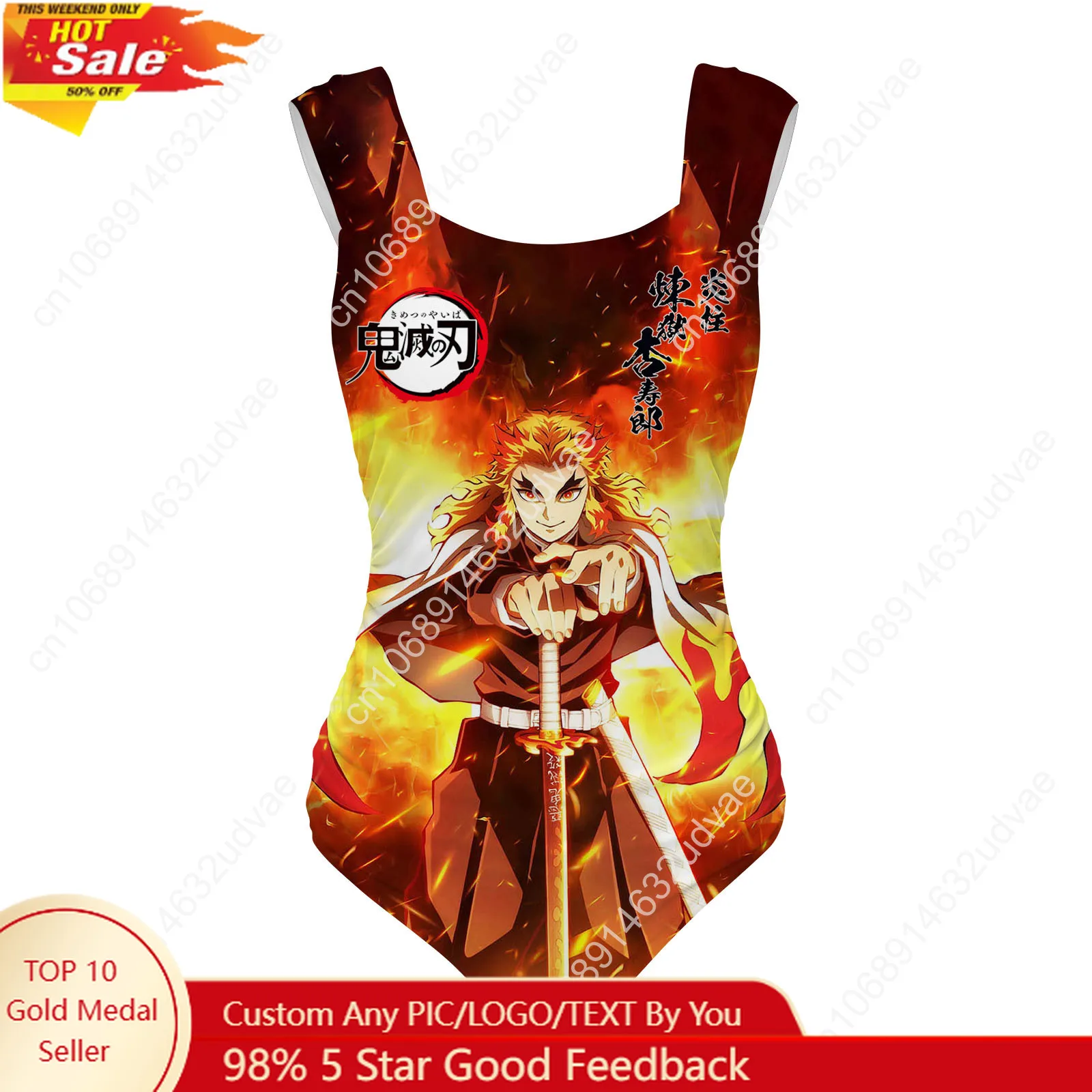 Rengoku Kyoujurou Demon Slayer Swimsuit Wide Strap Women Bathing Suit Personalized Swimwear Bikini Customize Beachwear
Rengoku Kyoujurou Demon Slayer Swimsuit Wide Strap Women Bathing Suit Personalized Swimwear Bikini Customize Beachwear