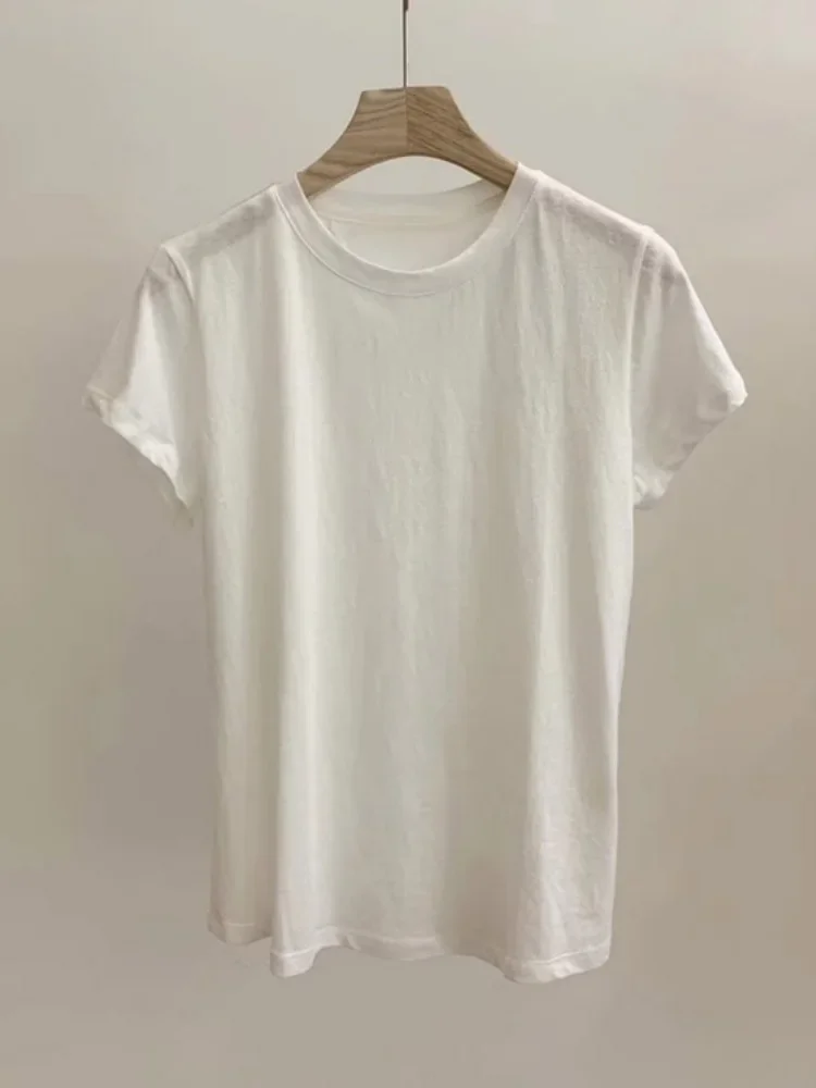 Women's Tee 2024 New Summer Spring Round-Neck Solid Color Simple All-Match Casual Short Sleeve T-Shirts
Women's Tee 2024 New Summer Spring Round-Neck Solid Color Simple All-Match Casual Short Sleeve T-Shirts