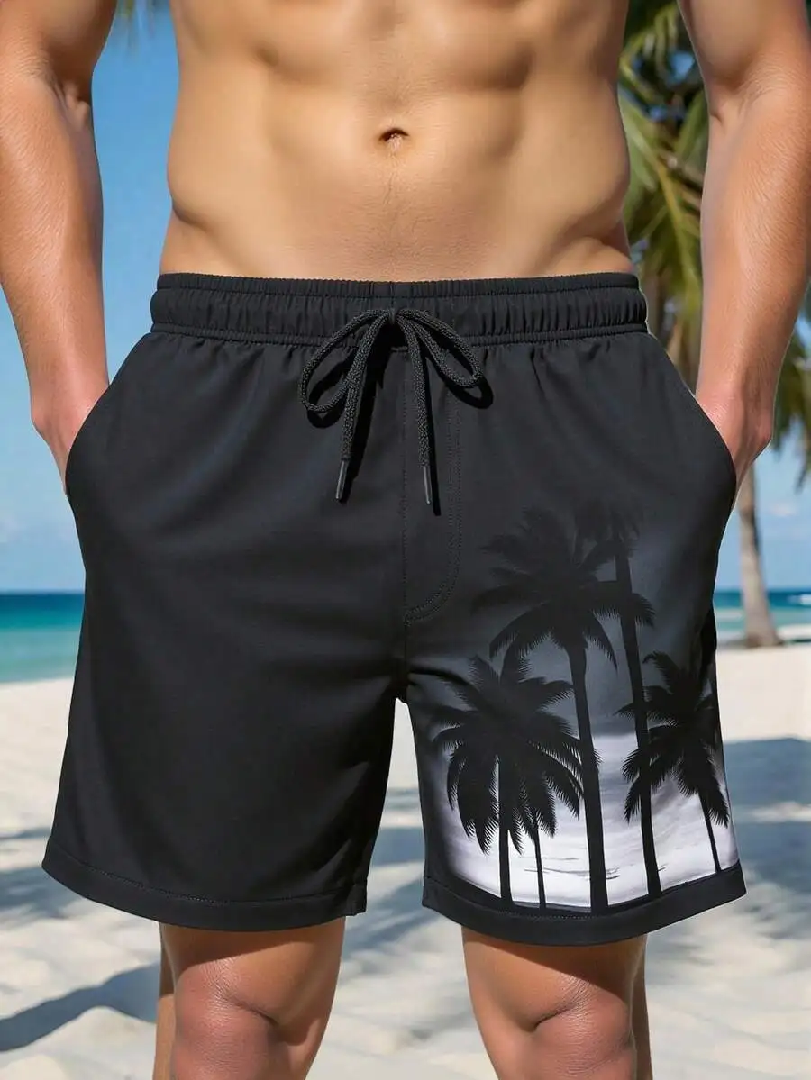 Genlund Plus Size Men's Casual Cartoon Duck Print Beach Shorts, Holiday
Genlund Plus Size Men's Casual Cartoon Duck Print Beach Shorts, Holiday