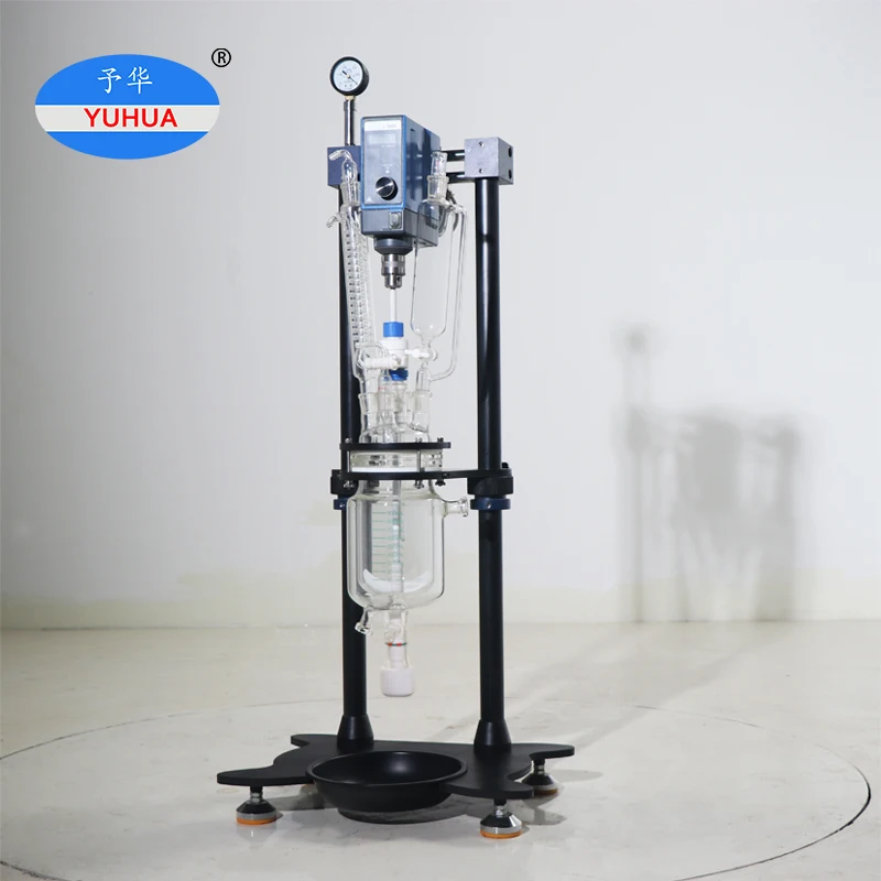 Small Tray Reactor, Household Laboratory Double-layer Glass Reactor
Small Tray Reactor, Household Laboratory Double-layer Glass Reactor