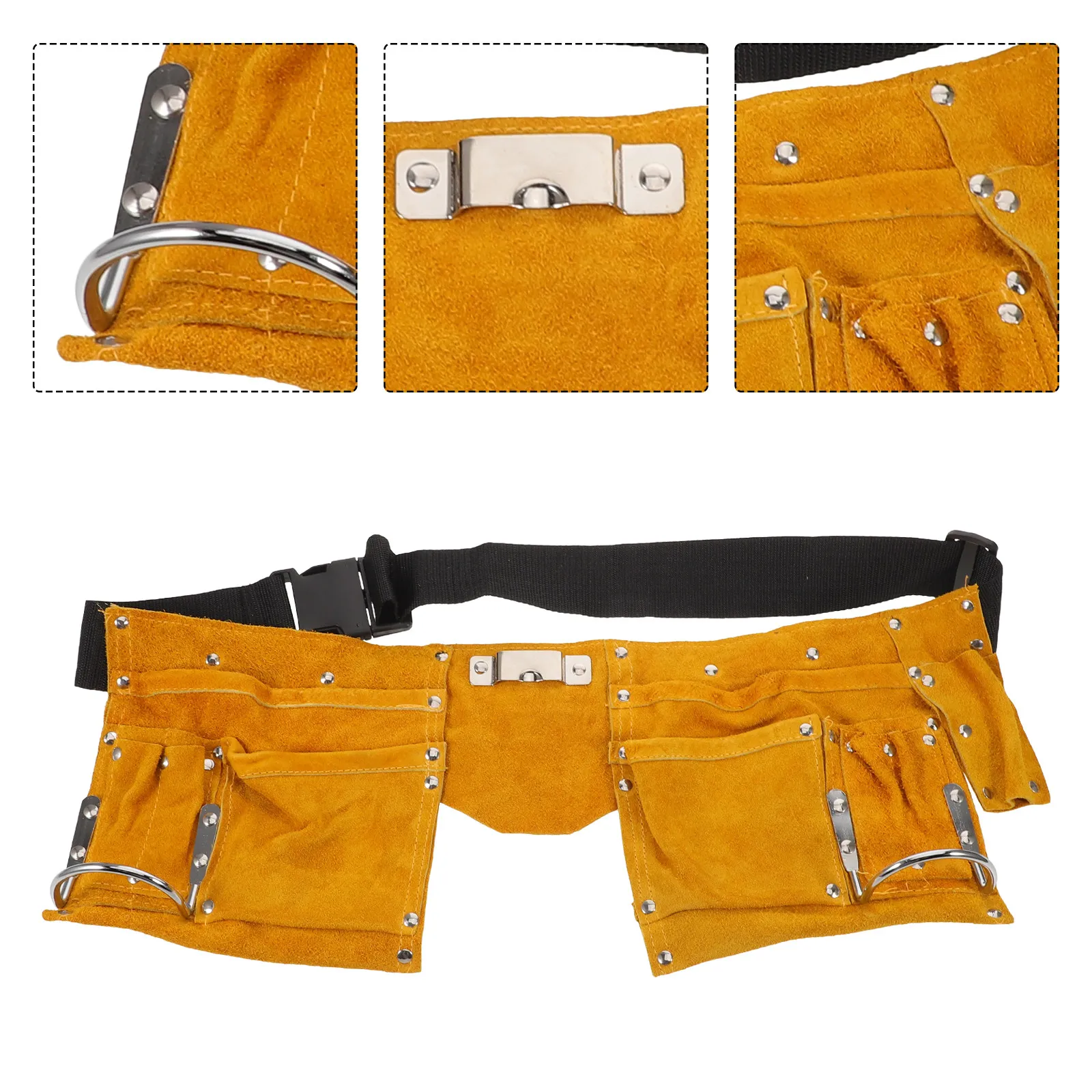 Electrician Tool Bag: Dual Pouch Work Belt For Mechanics, Adjustable Waist Tool Organizer, Multi-Pocket Storage For
Electrician Tool Bag: Dual Pouch Work Belt For Mechanics, Adjustable Waist Tool Organizer, Multi-Pocket Storage For