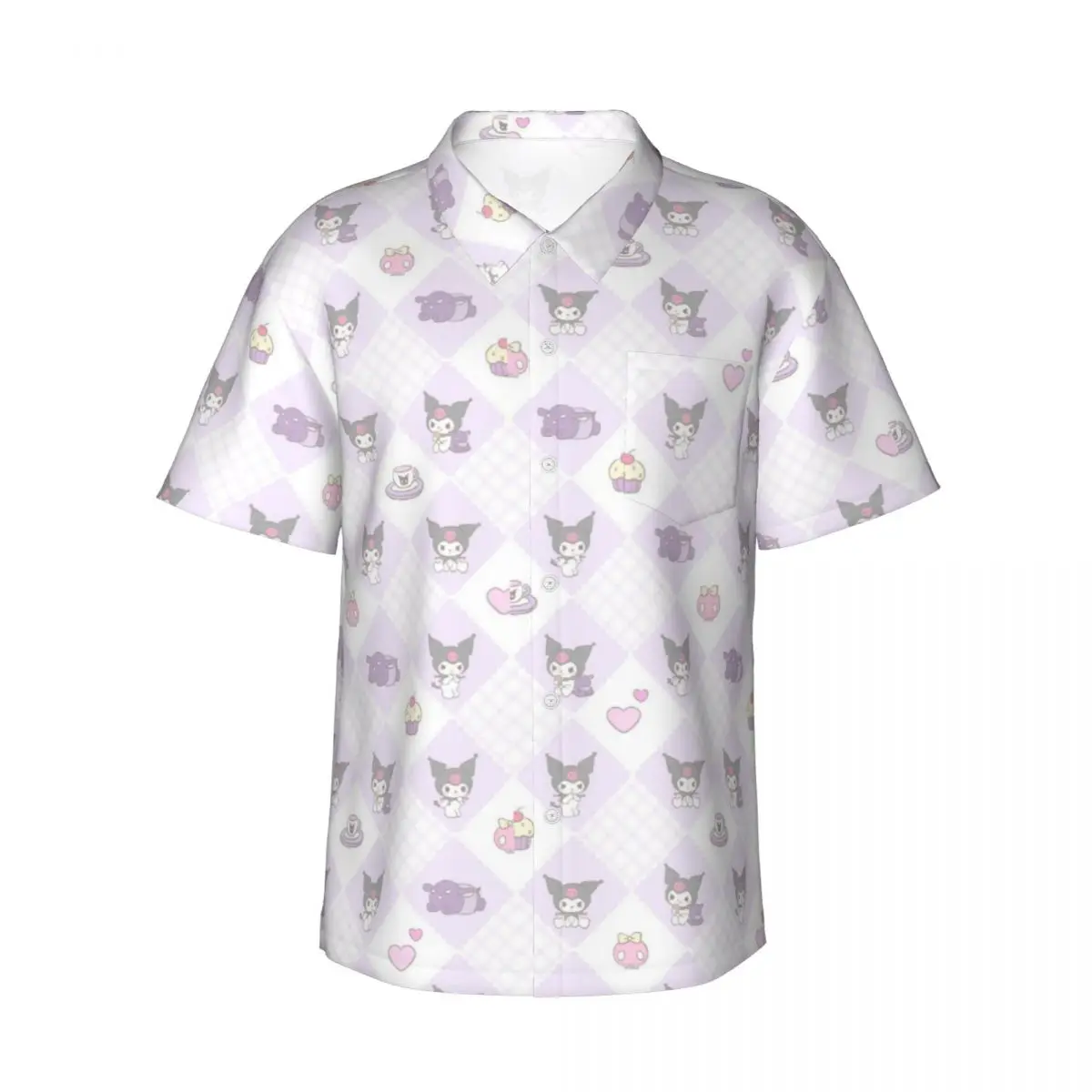Men's Lovely Kuromi Japanese Anime Design Shirts Graffiti Shirt Summer Beach Men Casual Clothing
Men's Lovely Kuromi Japanese Anime Design Shirts Graffiti Shirt Summer Beach Men Casual Clothing