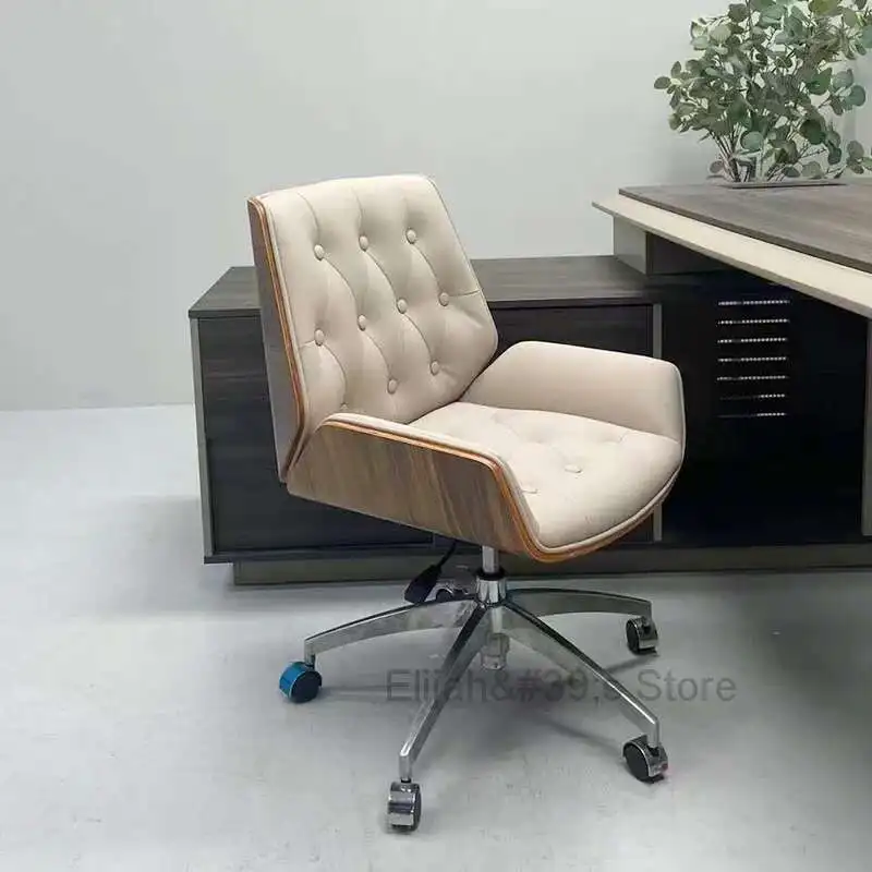 White Nordic Leather Chair Swivel Accent Modern Study Chair Reading Comfortable Designer Cadeira De Escritorio Office Furniture
White Nordic Leather Chair Swivel Accent Modern Study Chair Reading Comfortable Designer Cadeira De Escritorio Office Furniture
