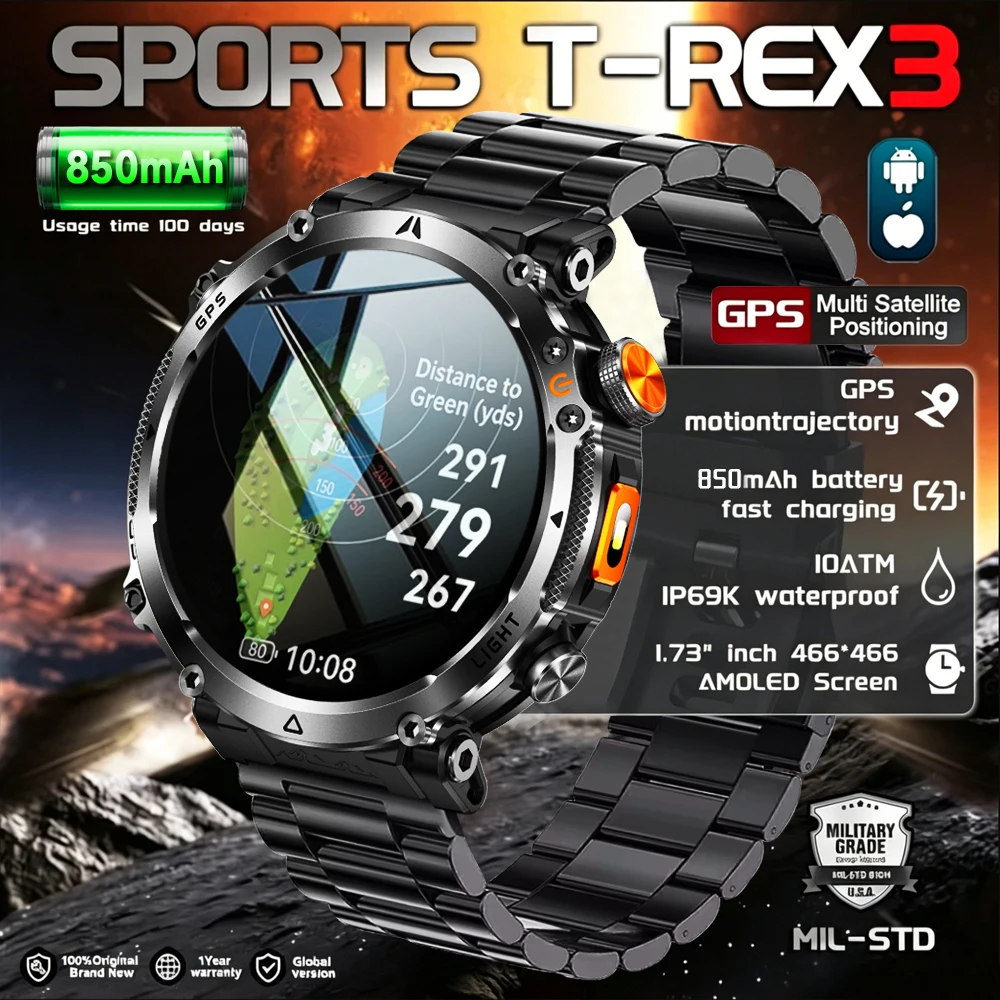 2026 New Dual-Frequency Precision Satellite Positioning Smart Watch Men 850mAh Fitness Tracker 10ATM Waterproof GPS Smartwatch
2026 New Dual-Frequency Precision Satellite Positioning Smart Watch Men 850mAh Fitness Tracker 10ATM Waterproof GPS Smartwatch