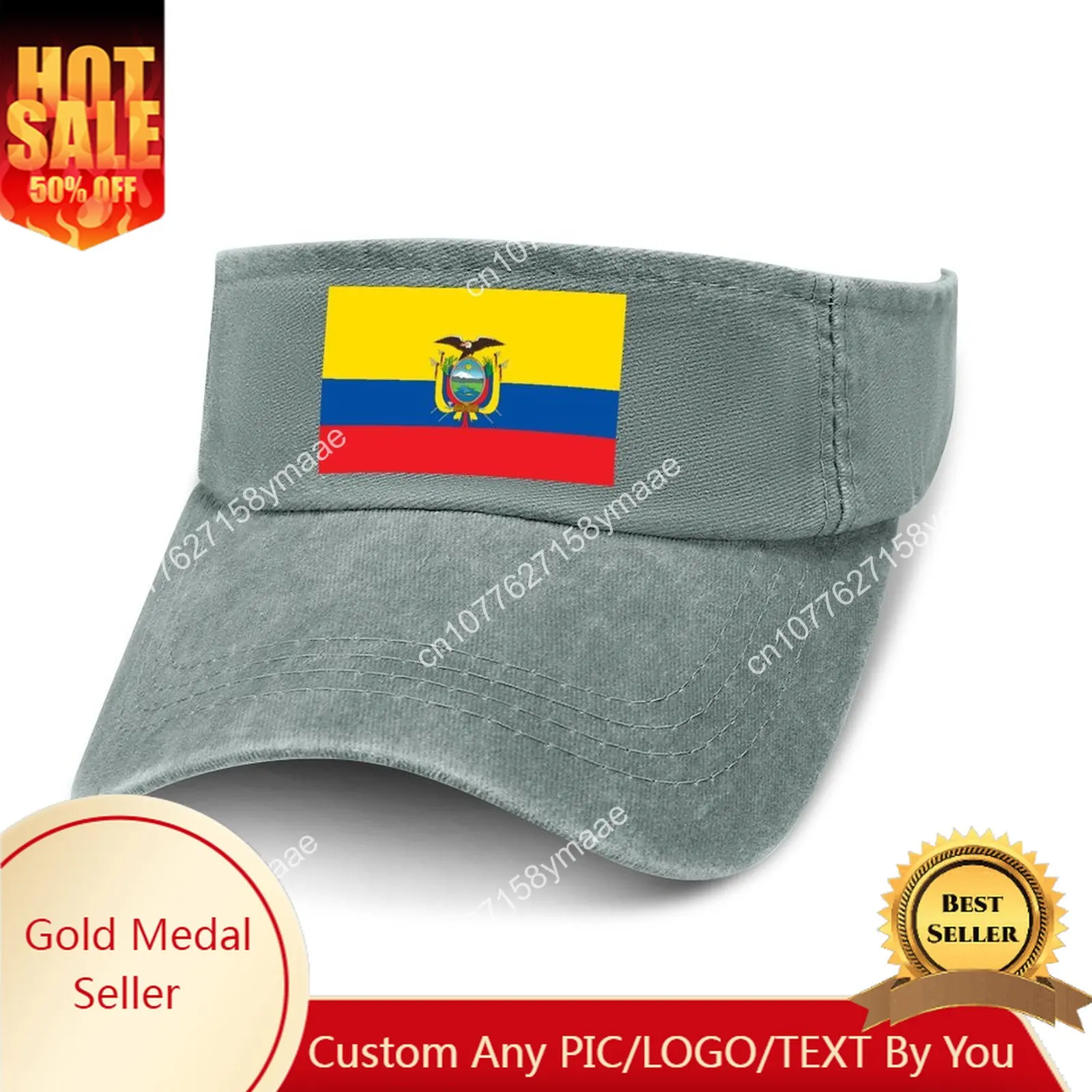 Ecuador Flag Sun Visor Leaky Top Cowboy Hats Mens Womens Customize Cap Sports Baseball Tennis Golf Caps Empty Open Top Hat
Ecuador Flag Sun Visor Leaky Top Cowboy Hats Mens Womens Customize Cap Sports Baseball Tennis Golf Caps Empty Open Top Hat