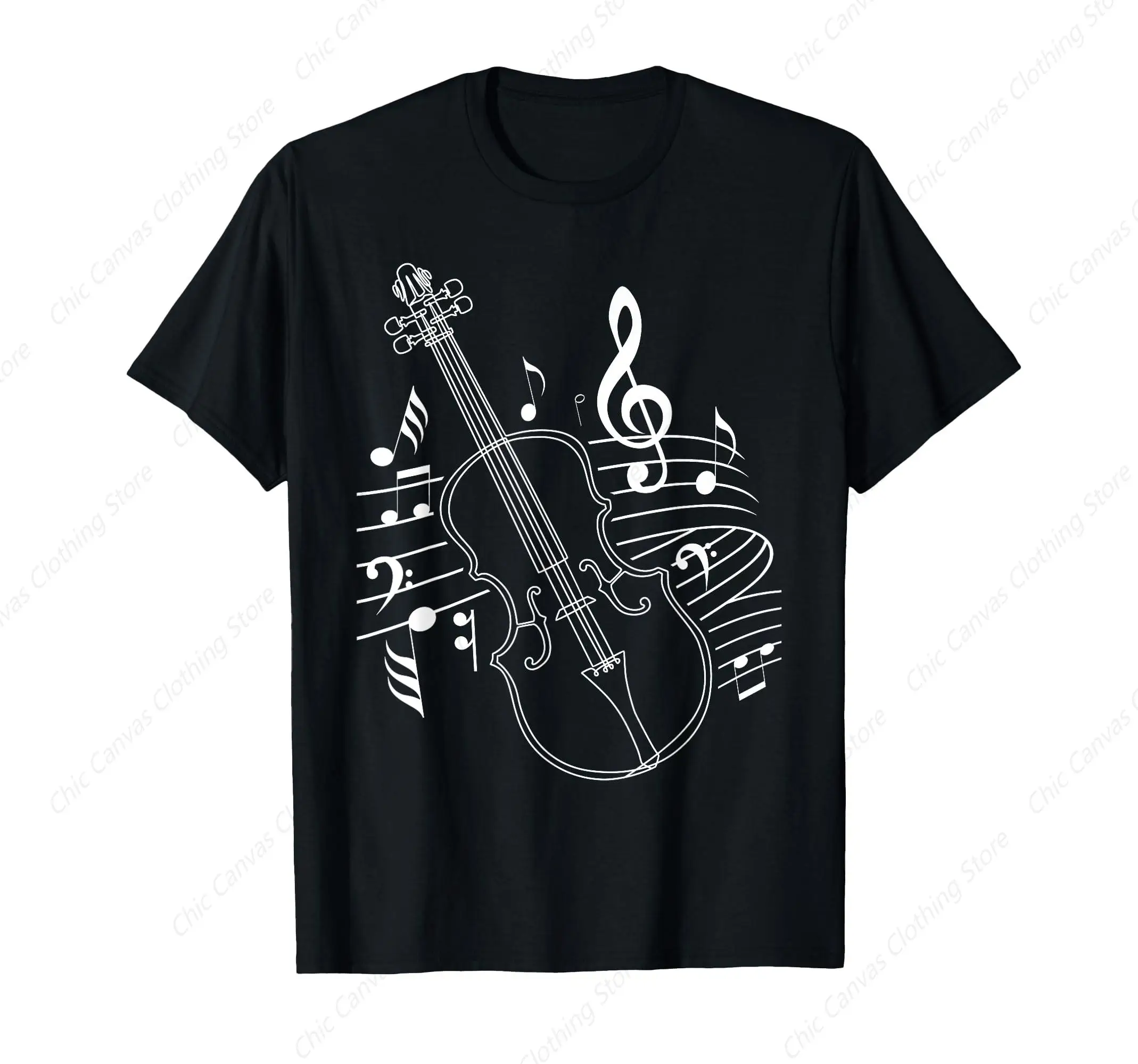 Violin Note Print Pattern Shirt Violinist Violin Musician T-Shirt Gift Fitted Cotton Clothes
Violin Note Print Pattern Shirt Violinist Violin Musician T-Shirt Gift Fitted Cotton Clothes