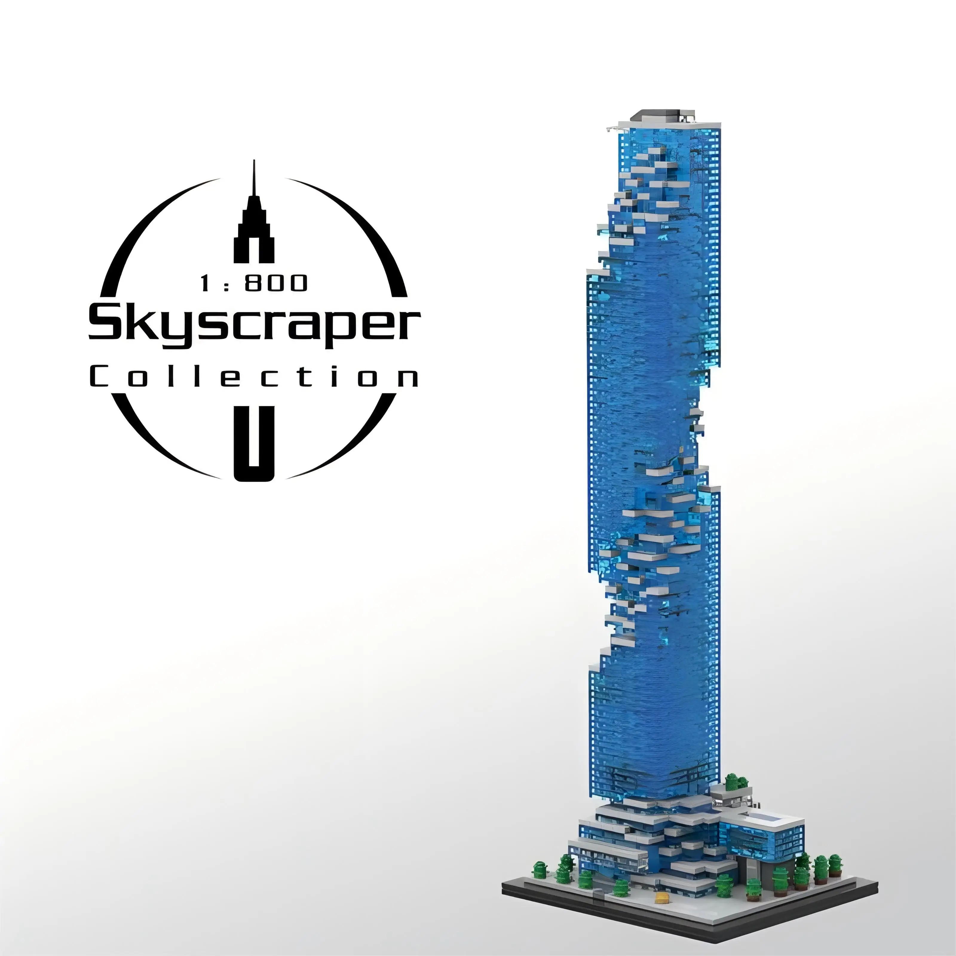 Bangkok Mahanakon Skyscraper Building Block MOC-174819 Creative 1:800 Ratio Building Assembly Model Puzzle Kid Toy Birthday Gift
Bangkok Mahanakon Skyscraper Building Block MOC-174819 Creative 1:800 Ratio Building Assembly Model Puzzle Kid Toy Birthday Gift