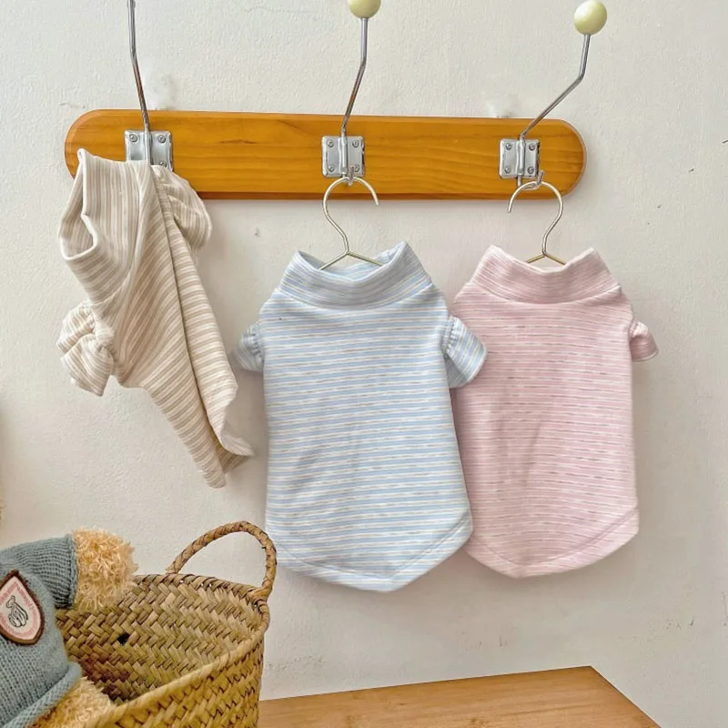 2024 Puppy High Neck Bottoming Shirt Pet Fly Sleeve Undershirt Winter Teddy Warm Clothes New Striped Dog Clothes
2024 Puppy High Neck Bottoming Shirt Pet Fly Sleeve Undershirt Winter Teddy Warm Clothes New Striped Dog Clothes