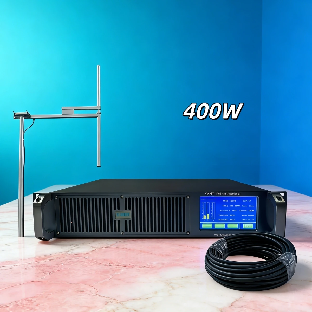 400W FM Transmitter & Cable: Smart Cooling for Radio Stations & Wireless Internet Access Points
400W FM Transmitter & Cable: Smart Cooling for Radio Stations & Wireless Internet Access Points