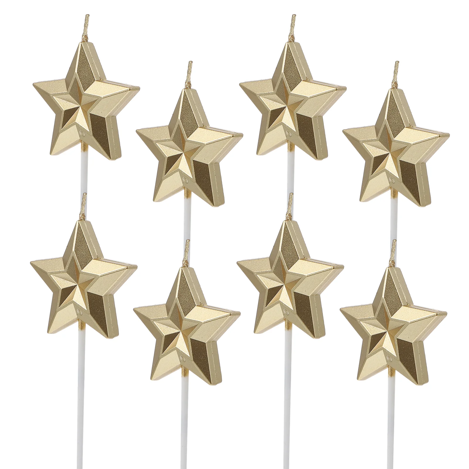 8 Pcs Celebrity Star Decorative Child Decoration Cake Decorating Supplies Paraffin Candles for Accessories
8 Pcs Celebrity Star Decorative Child Decoration Cake Decorating Supplies Paraffin Candles for Accessories