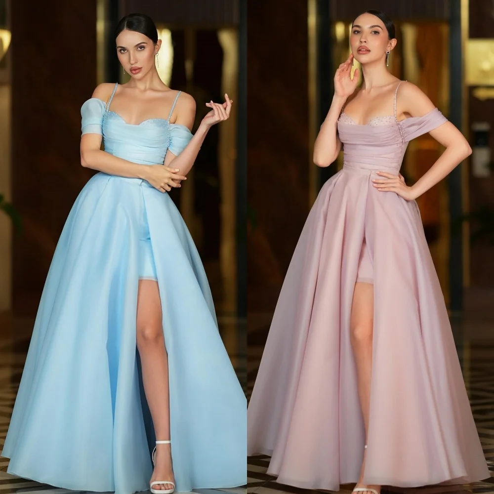 Customized Intricate Fashion Organza Beading Sequined A-line Off-the-shoulder Long Dresses Bespoke Occasion Dresses High Quality
Customized Intricate Fashion Organza Beading Sequined A-line Off-the-shoulder Long Dresses Bespoke Occasion Dresses High Quality