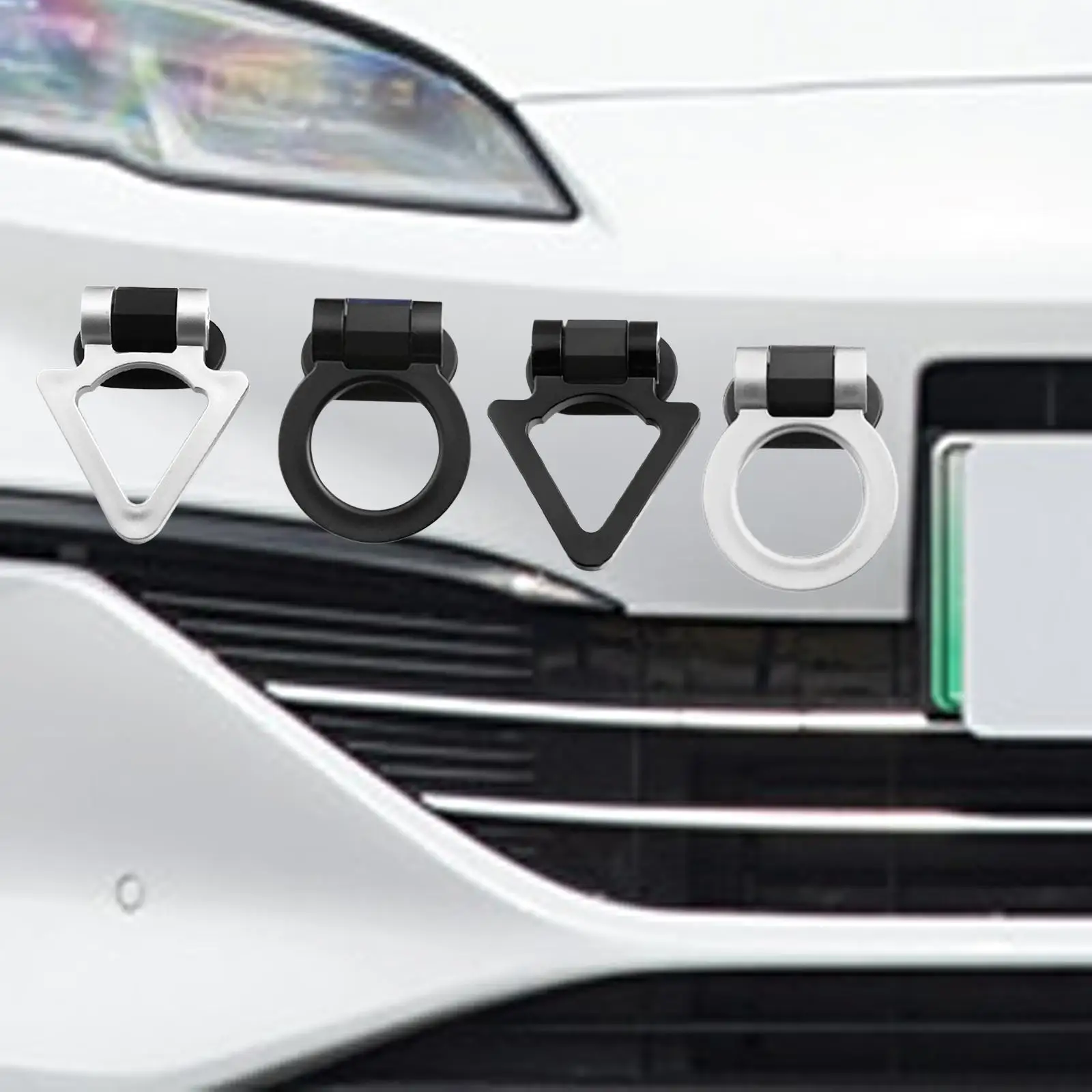 Compact ABS Tow Hook Car Styling Trailer Hook Sticker Auto Accessory for Car Bumper Towing Scenarios
Compact ABS Tow Hook Car Styling Trailer Hook Sticker Auto Accessory for Car Bumper Towing Scenarios