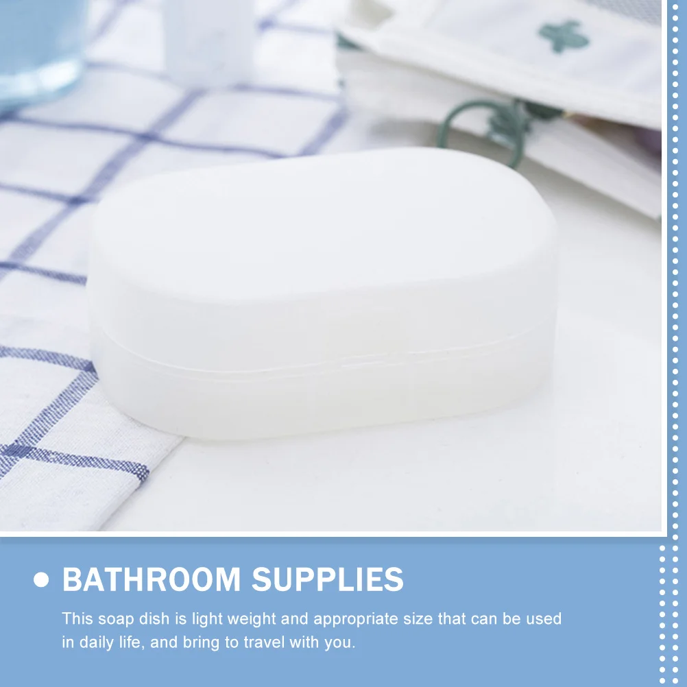 Portable Soap Dish Drain Holder with Lid for Bathroom Kitchen Traveling Transparent Container Storage Organizer
Portable Soap Dish Drain Holder with Lid for Bathroom Kitchen Traveling Transparent Container Storage Organizer