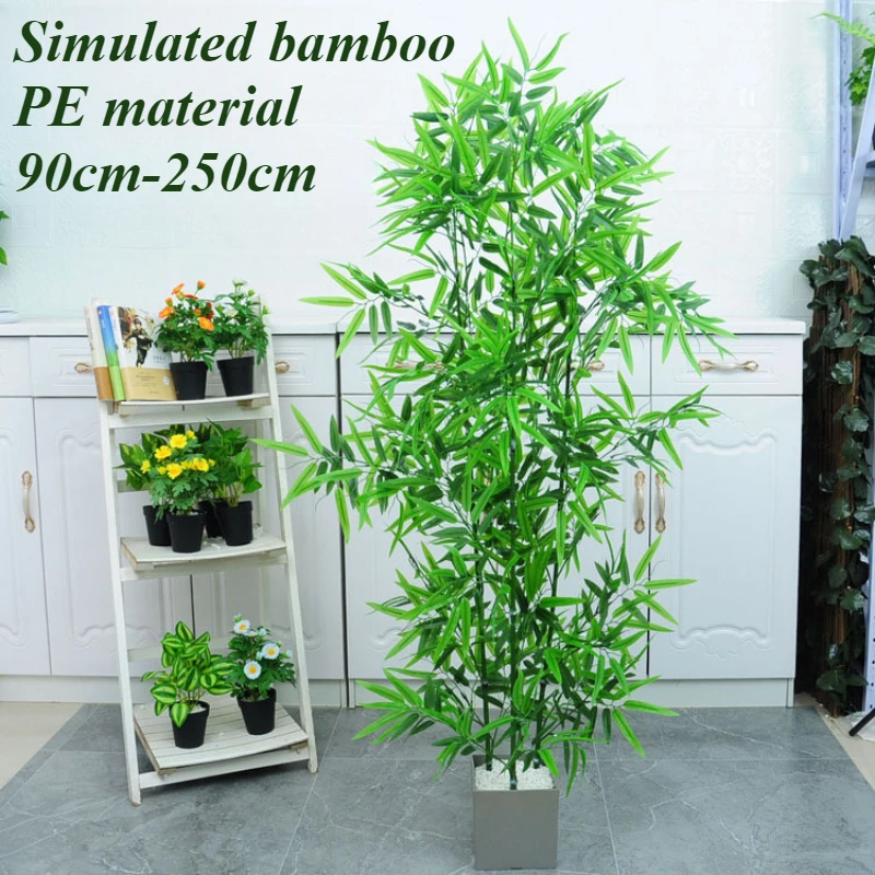 Artificial Green Bamboo PE Material Bamboo Leaves Indoor and Outdoor Courtyard Fake Green Plant Bonsai Decoration Bamboo Strips
Artificial Green Bamboo PE Material Bamboo Leaves Indoor and Outdoor Courtyard Fake Green Plant Bonsai Decoration Bamboo Strips