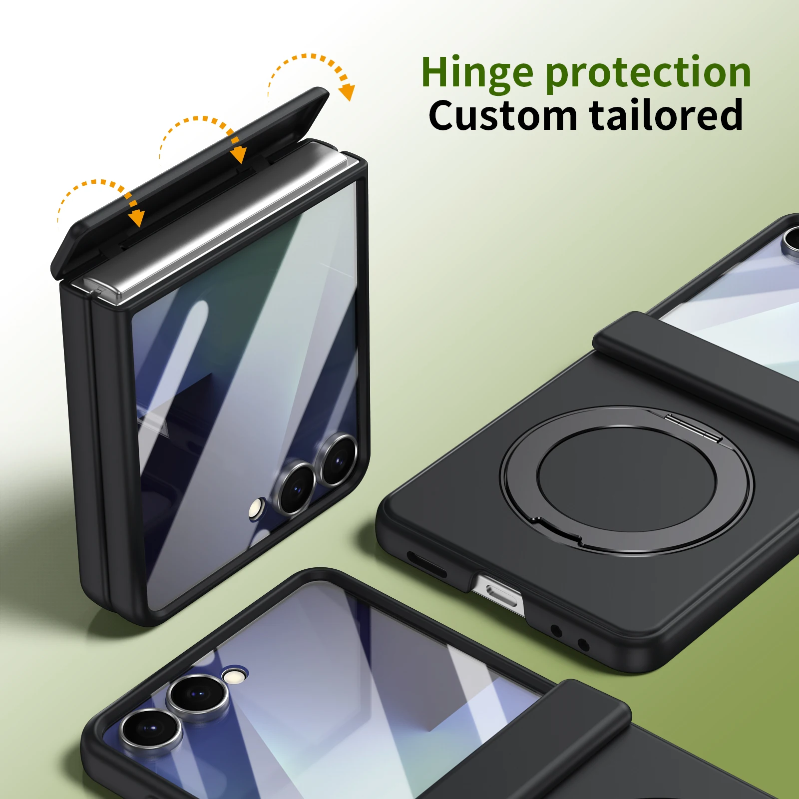 Magnetic 360 Rotating Kickstand Case for Samsung Galaxy Z Flip7 6 5Screen Protectors Ultra-Thin Hard PC Phone Cover for ZFlip 7
Magnetic 360 Rotating Kickstand Case for Samsung Galaxy Z Flip7 6 5Screen Protectors Ultra-Thin Hard PC Phone Cover for ZFlip 7