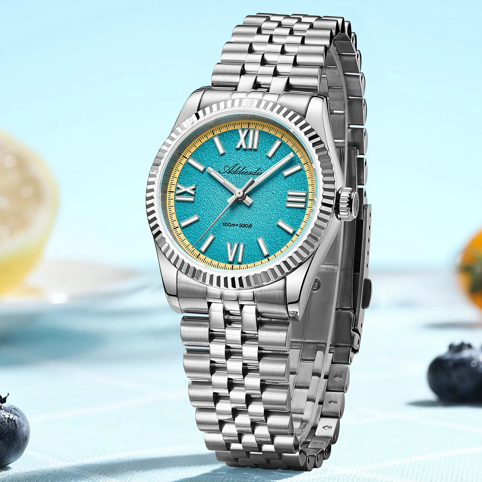 ADDIESDIVE Hot Sale Sapphire Glass Quartz Couple's Watches Super Luminous Waterproof Couple's Watch Fashion Couple's Wristwatch
ADDIESDIVE Hot Sale Sapphire Glass Quartz Couple's Watches Super Luminous Waterproof Couple's Watch Fashion Couple's Wristwatch