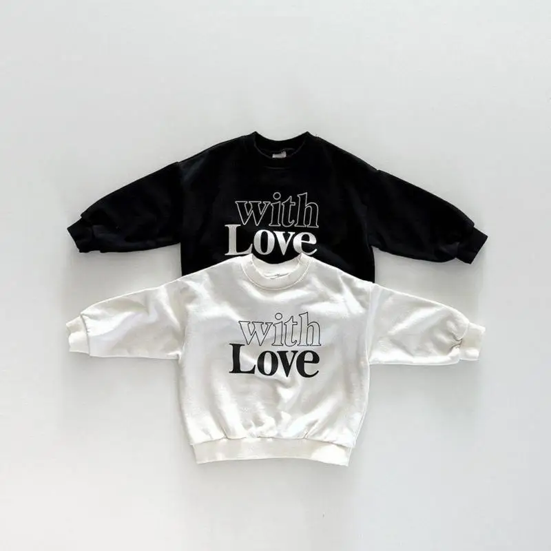 2025 Autumn New Children Long Sleeve Letter Print Sweatshirt Cotton Boys Casual Pullover Fashion Girls Loose Tops Kids Clothes
2025 Autumn New Children Long Sleeve Letter Print Sweatshirt Cotton Boys Casual Pullover Fashion Girls Loose Tops Kids Clothes