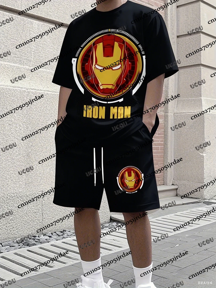 2025 New Men's Tracksuit Sets Marvel Iron Man Short Sleeve Tshirt+Shorts Suit Casual Suit Sports Streetwear 2 Piece Male Clothes
2025 New Men's Tracksuit Sets Marvel Iron Man Short Sleeve Tshirt+Shorts Suit Casual Suit Sports Streetwear 2 Piece Male Clothes