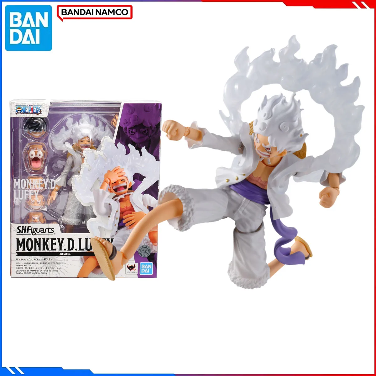 Genuine Bandai Original One Piece Figure Model Kits SHFiguarts Anime Monkey D. Luffy Gear5 Action Model Toys Christmas Gift
Genuine Bandai Original One Piece Figure Model Kits SHFiguarts Anime Monkey D. Luffy Gear5 Action Model Toys Christmas Gift