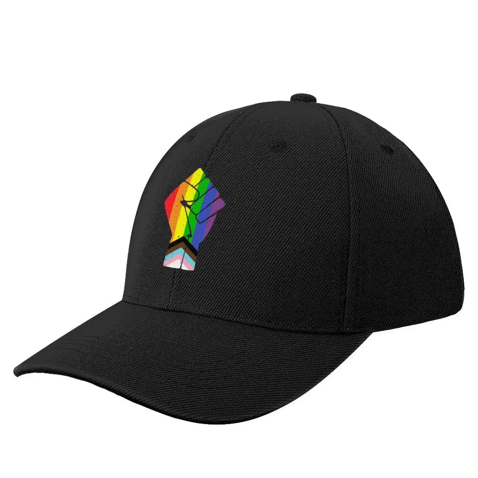 LGBT (Progress) Pride Flag with raised fist Baseball Cap Anime Hat Rugby Thermal Visor Men Women's
LGBT (Progress) Pride Flag with raised fist Baseball Cap Anime Hat Rugby Thermal Visor Men Women's