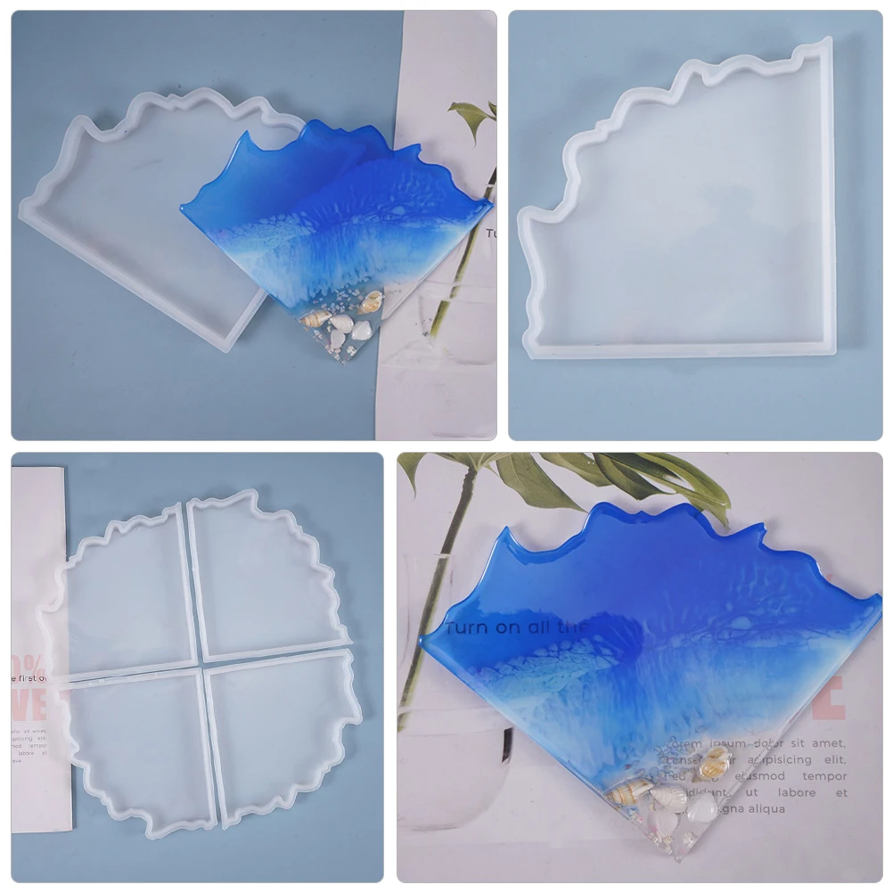 Crystal Epoxy Resin Coaster Casting Mats Silicone Mold Handmade Craft Jewelry Accessories Durability Reusable Coaster Mold Cup 
Crystal Epoxy Resin Coaster Casting Mats Silicone Mold Handmade Craft Jewelry Accessories Durability Reusable Coaster Mold Cup