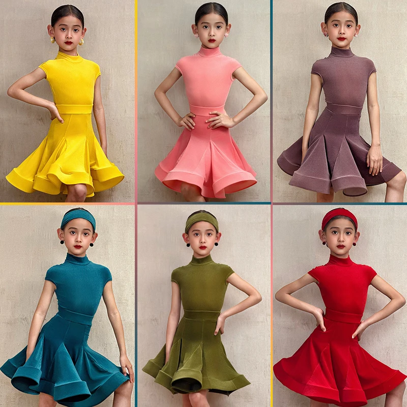 Children'S National Standard Ballroom Dance Competition Dresses Girls Velvet Latin Dance Dress Kids Training Clothes SL12667
Children'S National Standard Ballroom Dance Competition Dresses Girls Velvet Latin Dance Dress Kids Training Clothes SL12667