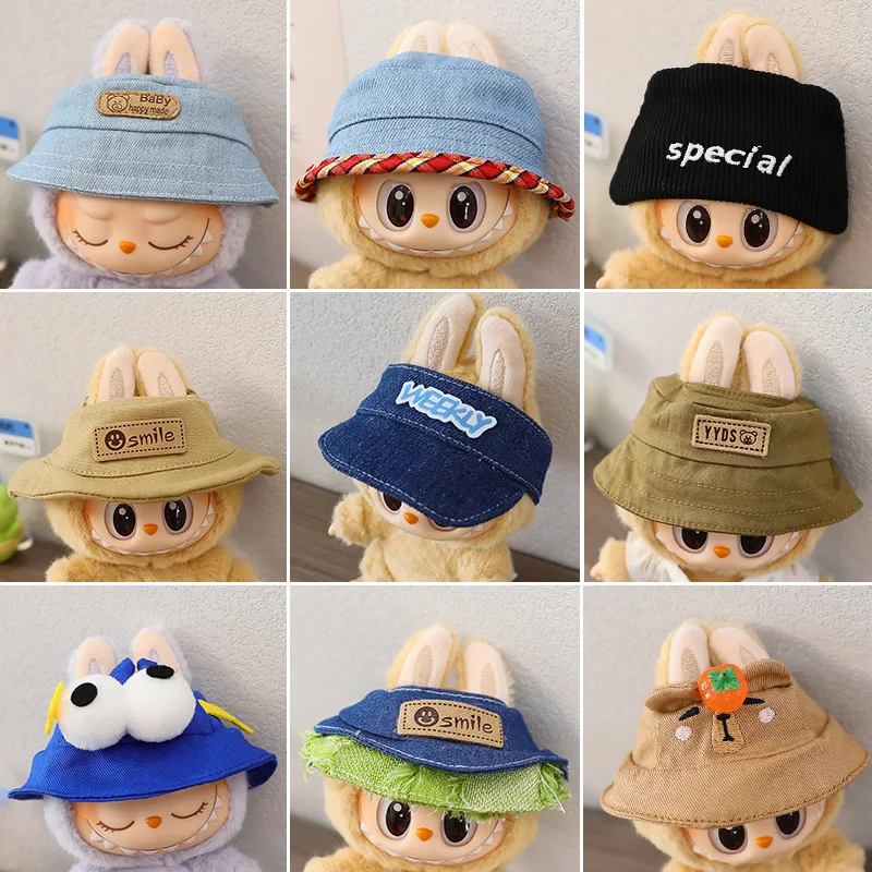 Labubu Doll Casual Hat Collection 17cm Plush Doll Clothing Accessories Labubu I II Idol Doll Sitting Party Accessories
Labubu Doll Casual Hat Collection 17cm Plush Doll Clothing Accessories Labubu I II Idol Doll Sitting Party Accessories