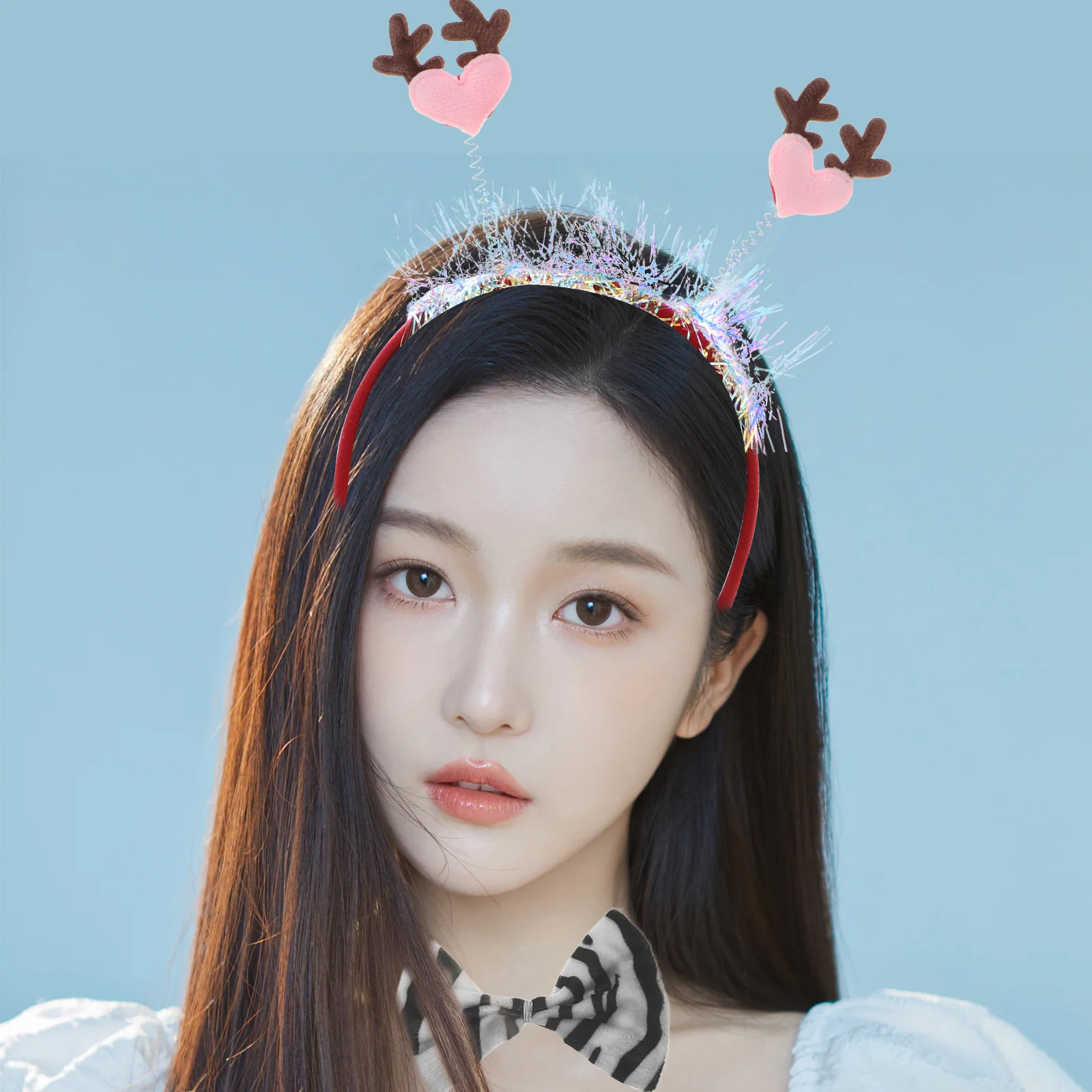 Heart Antler Headb Kids Girls Hair Accessories Fairy Christmas Party Reindeer Antlers Valentine Day Quality Fabric Pet Materials
Heart Antler Headb Kids Girls Hair Accessories Fairy Christmas Party Reindeer Antlers Valentine Day Quality Fabric Pet Materials