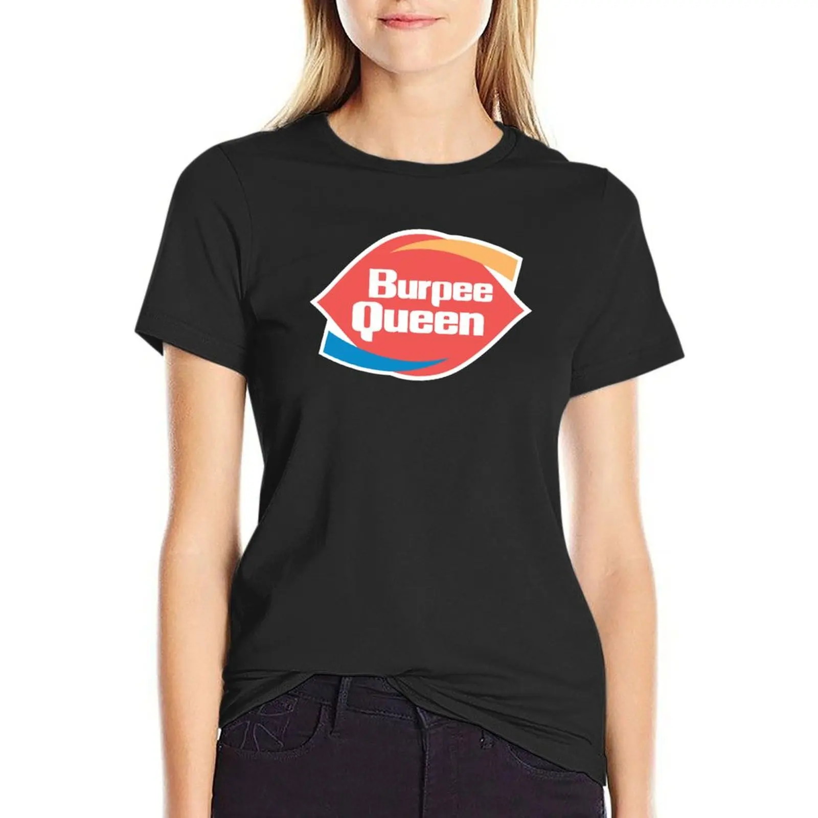 Burpee Queen Fitness T-Shirt Female clothing graphics cute clothes Womens clothing
Burpee Queen Fitness T-Shirt Female clothing graphics cute clothes Womens clothing