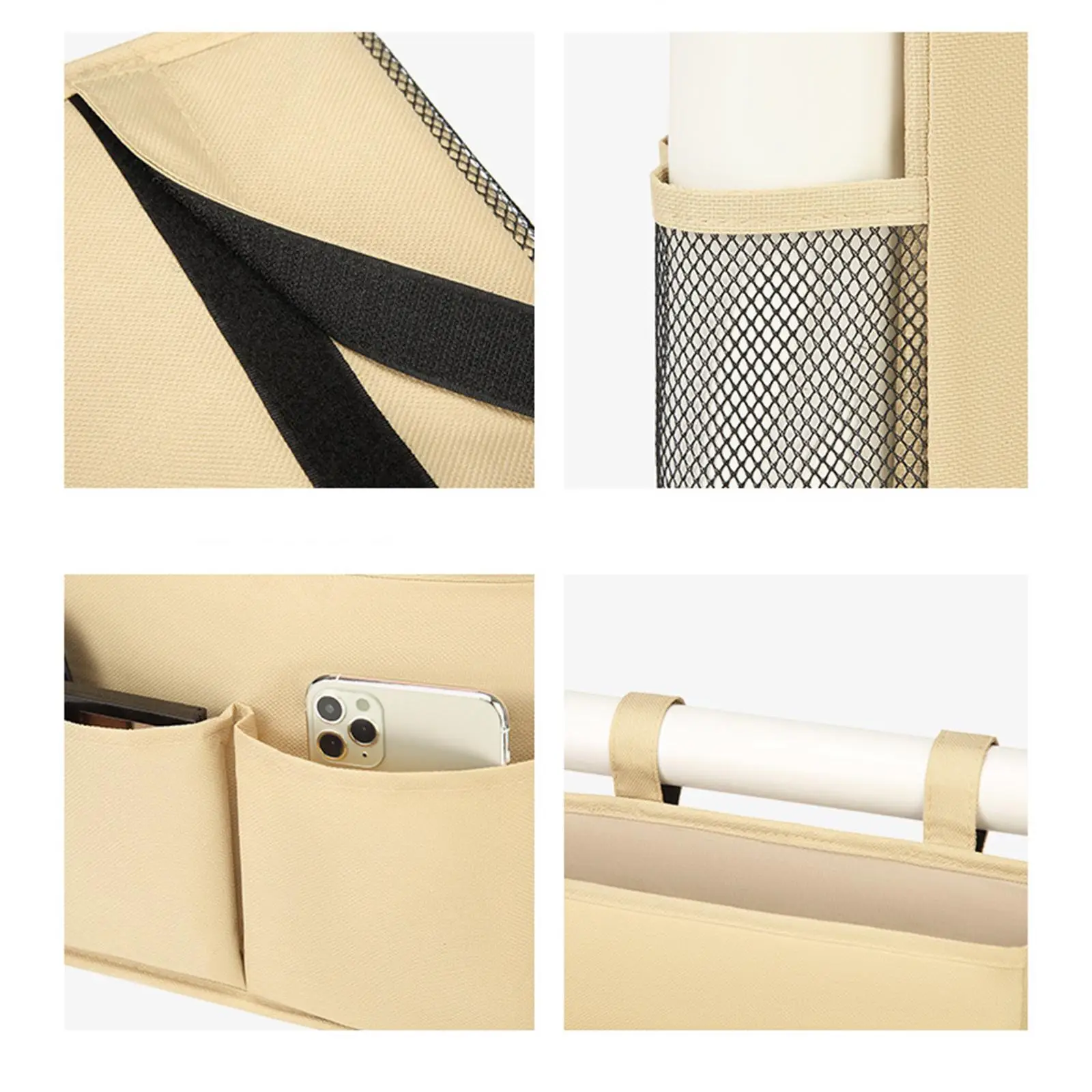 Bedside Organizer with Adjustable Straps Multifunctional Design for Phone Glasses 30x20x11cm
Bedside Organizer with Adjustable Straps Multifunctional Design for Phone Glasses 30x20x11cm