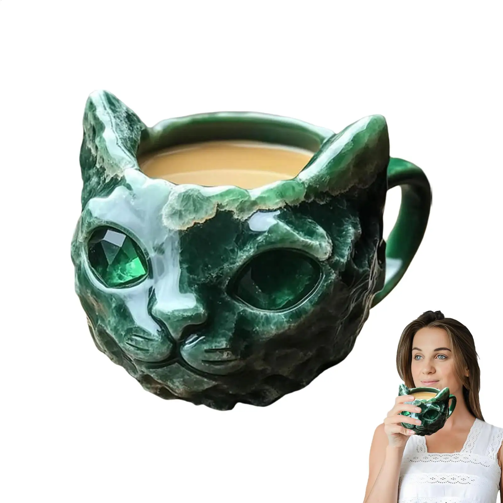 Кофейная кружка в форме милого котенка, смоляные драгоценные камни, чайные кружки, ручная работа, домашний декор из смолы, жеода, бутылка для питья животных для женщин, мужчин, любителей
Кофейная кружка в форме милого котенка, смоляные драгоценные камни, чайные кружки, ручная работа, домашний декор из смолы, жеода, бутылка для питья животных для женщин, мужчин, любителей