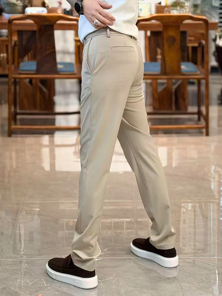 Fashionable Casual Pants Men's Spring Summer New Pure Color Slim Straight Leg Anti-Wrinkle Business No Ironing Small Foot Wes...
Fashionable Casual Pants Men's Spring Summer New Pure Color Slim Straight Leg Anti-Wrinkle Business No Ironing Small Foot Wes...