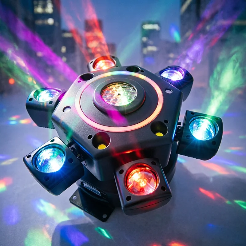 150W 6 Arms Moving Head Beam Light Remote Control Colorful Patterns Strobe Laser DMX Stage Lighting for DJ Disco Karaoke Party
150W 6 Arms Moving Head Beam Light Remote Control Colorful Patterns Strobe Laser DMX Stage Lighting for DJ Disco Karaoke Party