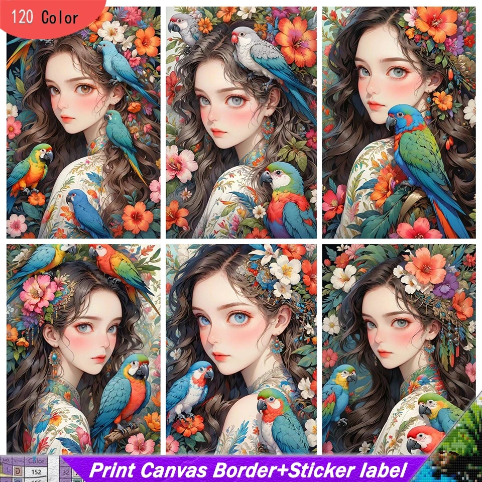 5D Diy 120-цветная алмазная живопись из смолы с наклейками, мозаика, попугай, девушка, полное новое поступление, наборы, головоломка, вышивка, домашний декор
5D Diy 120-цветная алмазная живопись из смолы с наклейками, мозаика, попугай, девушка, полное новое поступление, наборы, головоломка, вышивка, домашний декор