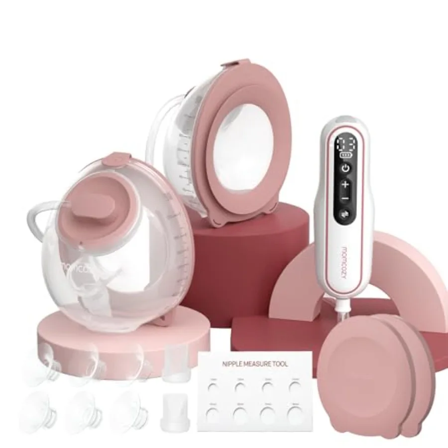 Momcozy Breast Pump V2 Pro Ultra-Lightweight Hands-Free and Portable Wearable Pump with Upgraded Integrated DoubleFit Flange Qu
Momcozy Breast Pump V2 Pro Ultra-Lightweight Hands-Free and Portable Wearable Pump with Upgraded Integrated DoubleFit Flange Qu