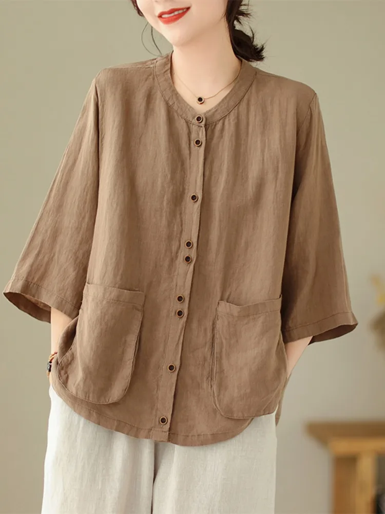 Loose Casual Linen Cotton Blend Sleeveless Shirt Women Summer plus Size Comfortable Sun Protection Open Cardigan Trendy Top
Loose Casual Linen Cotton Blend Sleeveless Shirt Women Summer plus Size Comfortable Sun Protection Open Cardigan Trendy Top